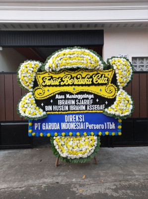 Papan Bunga Duka di Leuwigoong