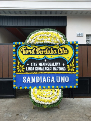 Papan Bunga Duka di Leuwigoong